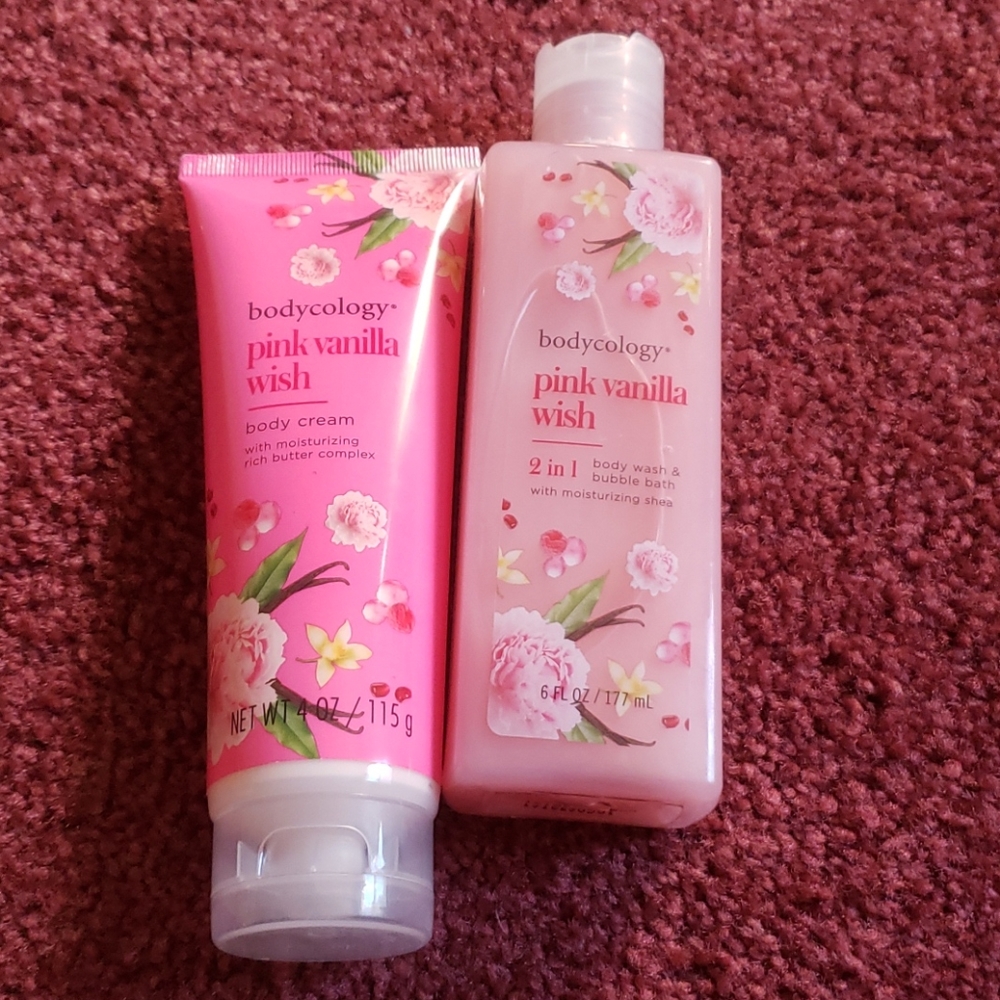 Lotion and body wash/bubble bath